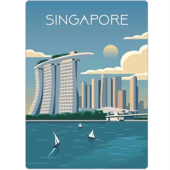 Singapore Souvenir Travel Magnet - Picture 5 of 5